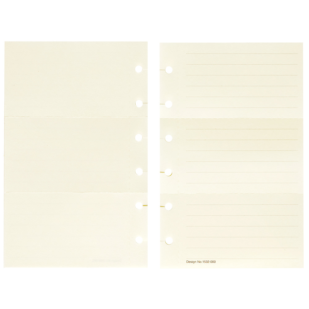 ミシン目入りメモ(6mm罫) MINI6 ［1532］ リフィル ASHFORD