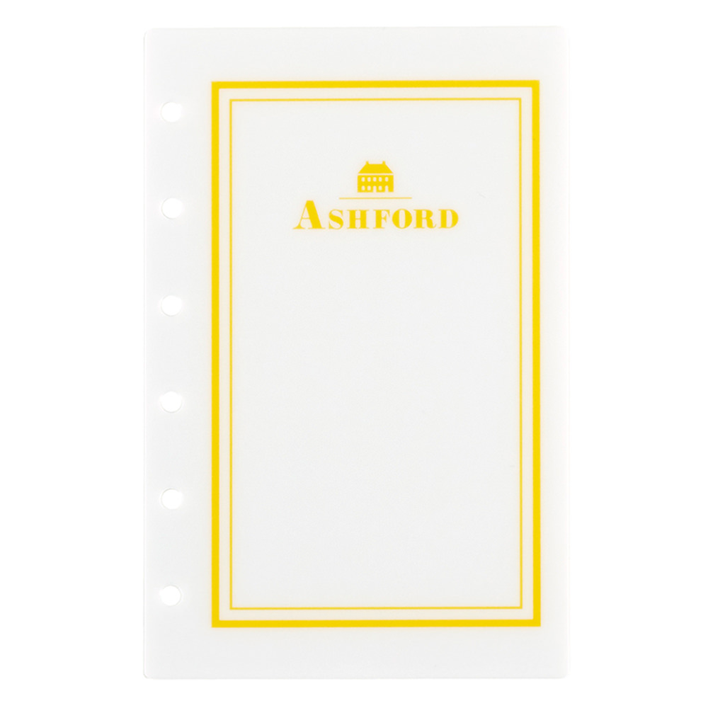 ファンデーションアディクト 手帳 プロテクター ダブル MINI6［1615］ 手帳の中身(サイズ別) ASHFORD