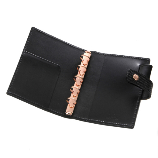 ネオフィナードローズゴールド MICRO5 13mm hock[2108] システム手帳