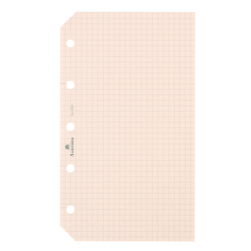 カラーメモリーフ スリット入 2.5mm方眼 M5【2561】全5色 手帳の中身