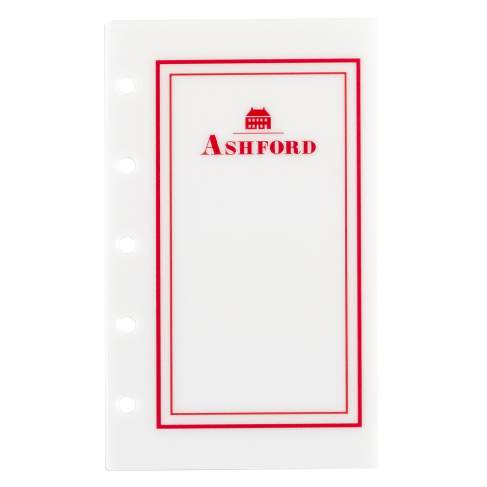 プロテクター ダブル MICRO5 ［2597］ 手帳の中身(サイズ別) ASHFORD