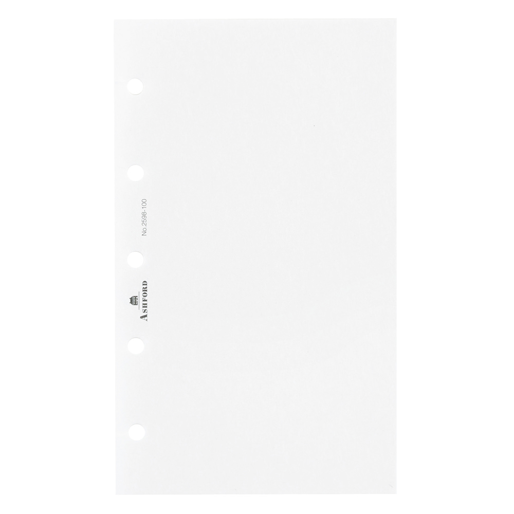 メモリーフ100 無地 MICRO5 ［2598］ 手帳の中身(サイズ別) ASHFORD